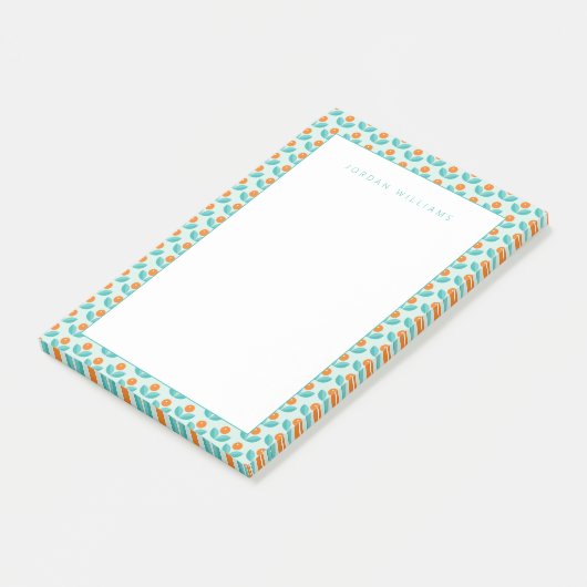 あなたの一流の|スカンジナビアの幾何学的なオレンジを加えて下さい ポストイット (アングル)