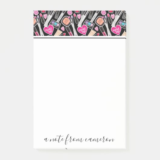 あなたの一流の|ネオン化粧パターンを加えて下さい ポストイット (正面)