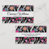 あなたの一流の|ネオン化粧パターンを加えて下さい 名刺 (正面/裏面)