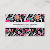 あなたの一流の|ネオン化粧パターンを加えて下さい 名刺 (裏面)