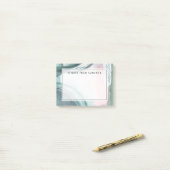 あなたの一流の|パステル調の筆記者-水彩画--を加えて下さい ポストイット (デスク上)