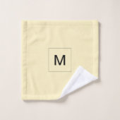 あなたの一流の|パステル調の黄色を加えて下さい バスタオルセット (ウォッシュタオル)