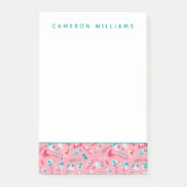 あなたの一流の|ピンクの歯科パターンを加えて下さい ポストイット (正面)