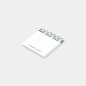 あなたの一流の|レトロの半円パターンを加えて下さい ポストイット (アングル)