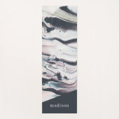 あなたの一流の|大理石模様をつけるVの穀物を加えて下さい ヨガマット (正面)