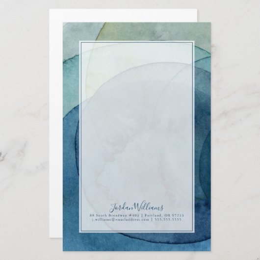 あなたの一流の|展開の惑星を加えて下さい 便箋 (正面/裏面)