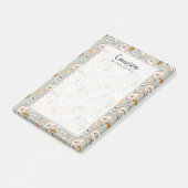 あなたの一流の|幾何学的なティール（緑がかった色）及び青いパターンを加えて下さい ポストイット (アングル)