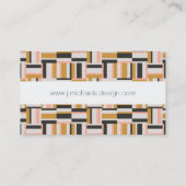 あなたの一流の|幾何学的な形パターンを加えて下さい 名刺 (裏面)
