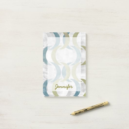 あなたの一流の|幾何学的な繰り返しIIIを加えて下さい ポストイット (デスク上)