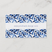 あなたの一流の|手塗りの水彩画インクを加えて下さい 名刺 (裏面)