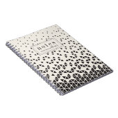 あなたの一流の|抽象的な幾何学的設計を加えて下さい ノートブック (右側)