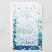 あなたの一流の|斑点をつけられた海Iを加えて下さい 便箋 (正面/裏面)