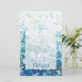 あなたの一流の|斑点をつけられた海Iを加えて下さい 便箋 (スタンド正面)