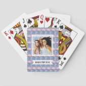 あなたの一流の|柔らかいフラミンゴパターンを加えて下さい トランプ (裏面)