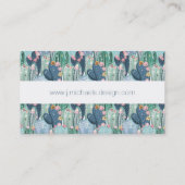 あなたの一流の|柔らかいPatelのサボテンパターンを加えて下さい 名刺 (裏面)