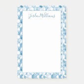 あなたの一流の|柔らかく青い水彩画Canotypeを加えて下さい ポストイット (正面)