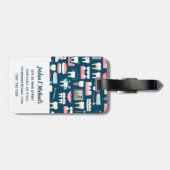 あなたの一流の|歯科医院のオフィスパターンを加えて下さい ラゲッジタグ (裏面横)