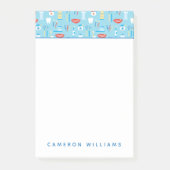 あなたの一流の|歯科青いパターンを加えて下さい ポストイット (正面)