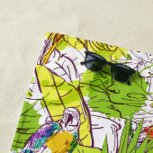 あなたの一流の|熱帯オウムを加えて下さい ビーチタオル (インサイチュ)