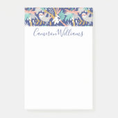 あなたの一流の|熱帯青い怠惰パターンを加えて下さい ポストイット (正面)