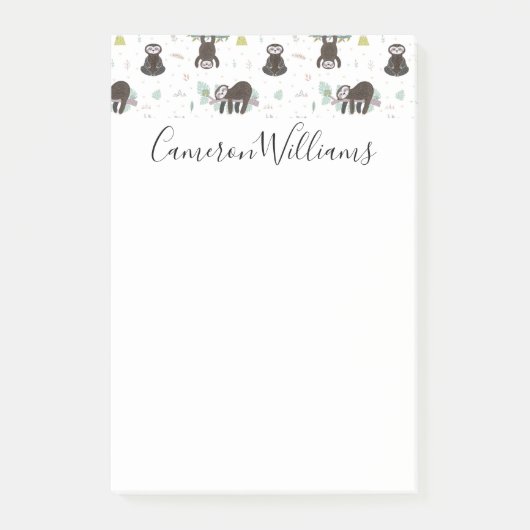 あなたの一流の|眠く甘い怠惰パターンを加えて下さい ポストイット (正面)