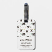 あなたの一流の|眠く甘い怠惰パターンを加えて下さい ラゲッジタグ (裏面縦)