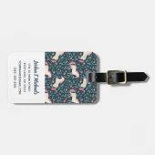 あなたの一流の|美しい魔法のユニコーンパターンを加えて下さい ラゲッジタグ (正面横)