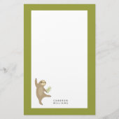 あなたの一流の|踊る怠惰|をなぜない加えて下さいか。 便箋 (正面)