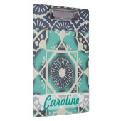 あなたの一流の|青いろうけつ染めのタイルIIを加えて下さい クリップボード (右)