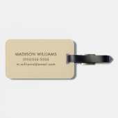 あなたの一流の|青いヴァンを| Florent Bodart加えて下さい ラゲッジタグ (裏面横)