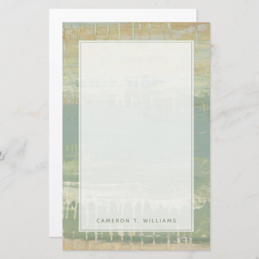 あなたの一流の|音を弱められた地平線を加えて下さい 便箋 (正面/裏面)