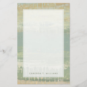 あなたの一流の 音を弱められた地平線を加えて下さい 便箋