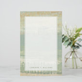 あなたの一流の|音を弱められた地平線を加えて下さい 便箋 (スタンド正面)