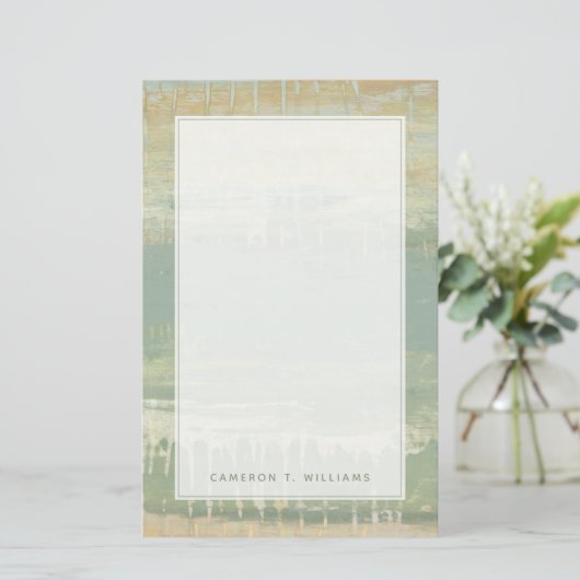 あなたの一流の|音を弱められた地平線を加えて下さい 便箋 (スタンド正面)