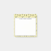 あなたの一流の|黄色い美容院用具パターンを加えて下さい ポストイット (正面)