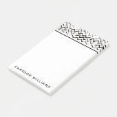 あなたの一流の|黒いブラシの打撃及びドット・パターンを加えて下さい ポストイット (アングル)