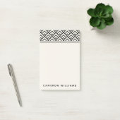 あなたの一流の|黒く及び白く幾何学的なパターンを加えて下さい ポストイット (オフィス)