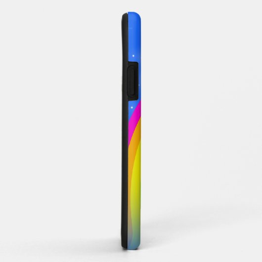 "あなたの一流の" (3手紙の)虹の青いiphoneの箱 Case-Mate iPhoneケース (裏面/右)