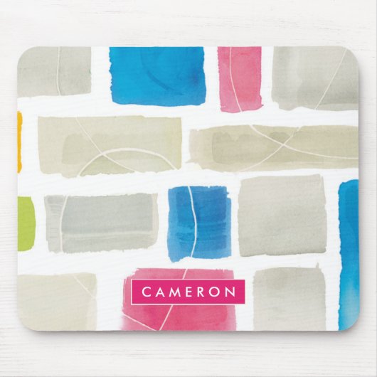 あなたの一流の| Comares IIIの抽象的なプリントを加えて下さい マウスパッド (正面)