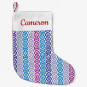 あなたの一流の| DNAパターンを加えて下さい スモールクリスマスストッキング (正面)