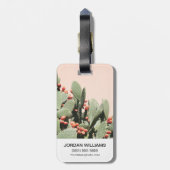 あなたの一流の| Prickleyのナシのサボテンを加えて下さい ラゲッジタグ (裏面縦)