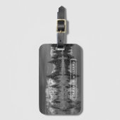 あなたの一流の| Schwabacherの着陸を加えて下さい ラゲッジタグ (正面縦)