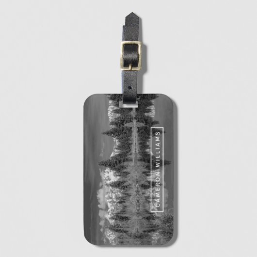 あなたの一流の| Schwabacherの着陸を加えて下さい ラゲッジタグ (正面縦)