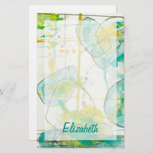 あなたの一流の| SplishのしぶきIを加えて下さい 便箋 (正面/裏面)