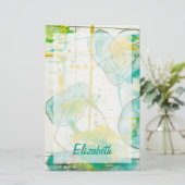 あなたの一流の| SplishのしぶきIを加えて下さい 便箋 (スタンド正面)