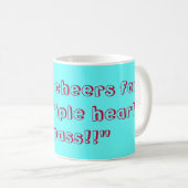 あなたの三重のハートのバイパスのための3つの応援!! コーヒーマグカップ (正面右)