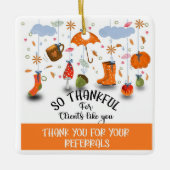 あなたの不動産のような実在仕事 セラミックオーナメント (正面)