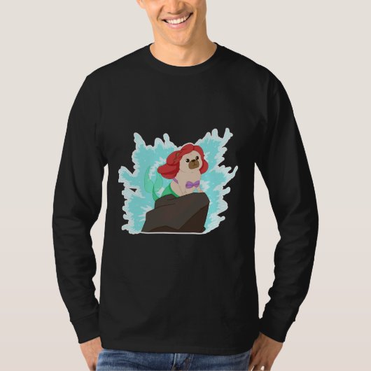 あなたの世界のポー、小さなメールのパグ！クラシック Tシャツ (正面)