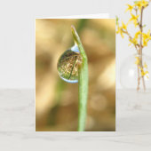 あなたの世界はカードひっくり返しました カード (黄色い花)