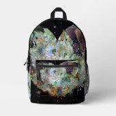 あなたの世界を愛する プリントバックパック (正面)